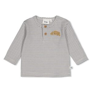 Longsleeve rib met streep - Breakfast Buddy