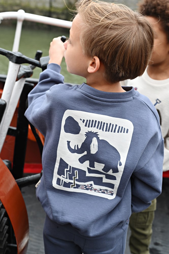 Sweater met backprint oversized - Rock the Earth