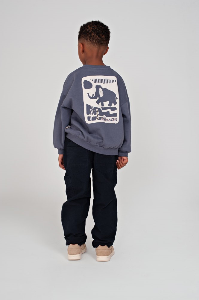 Sweater met backprint oversized - Rock the Earth