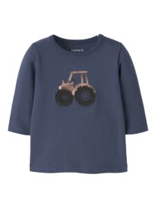 T-shirt LS Lenard (Vintage Indigo)