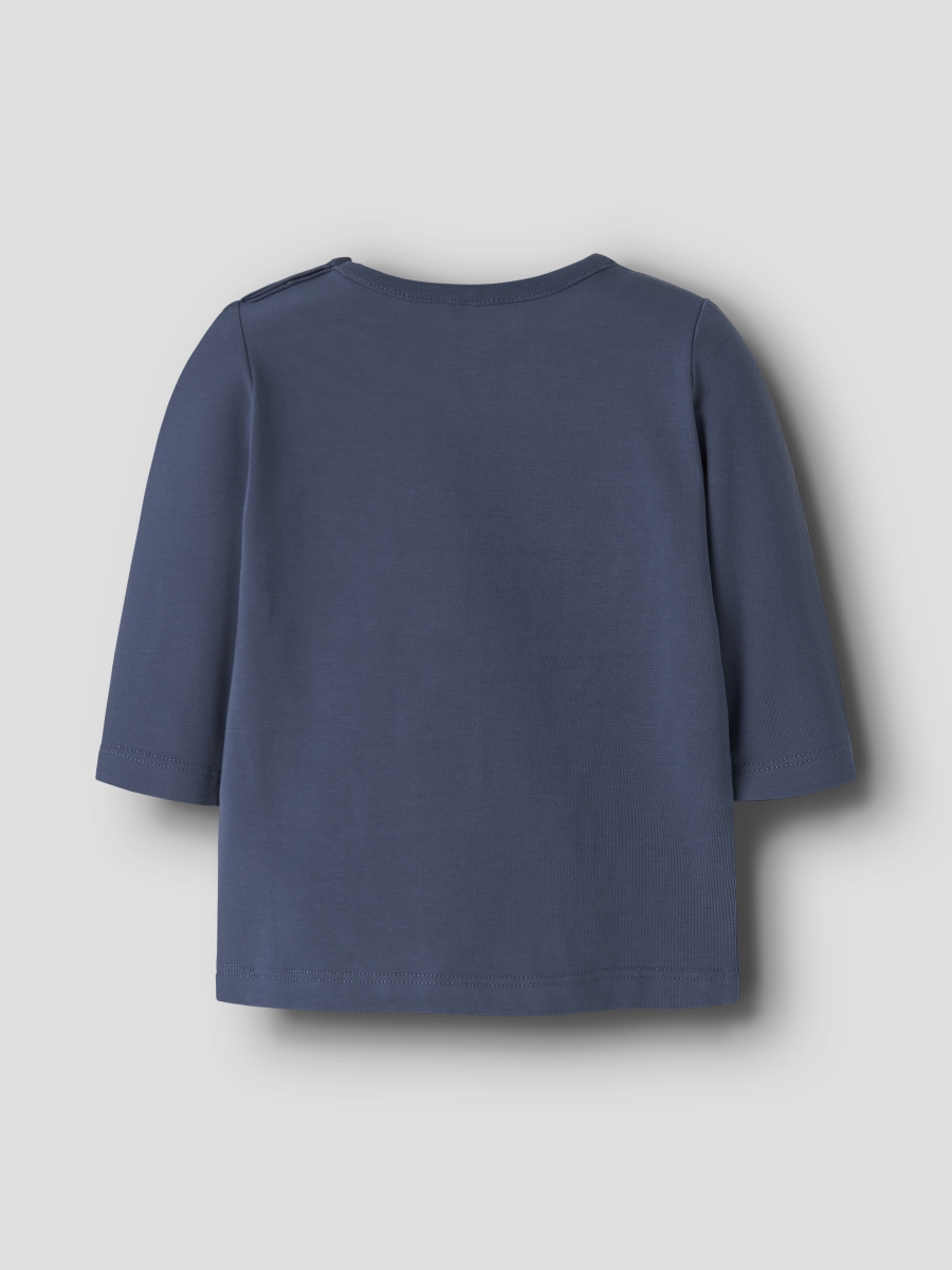 T-shirt LS Lenard (Vintage Indigo)
