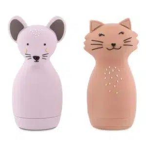 Badspeelgoed sproeiende dieren (Mrs. Cat & Mrs. Mouse)