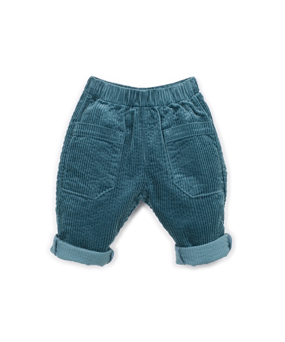 Corduroy Trousers (Cyanotype)
