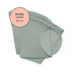 Hoes voor Zwangerschaps- & voedingskussen Buddy (Corduroy Green)