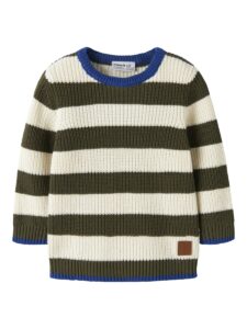 Knit Trui Nereus (Olive Night)