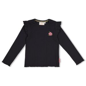 Longsleeve rib - Moon Flowers