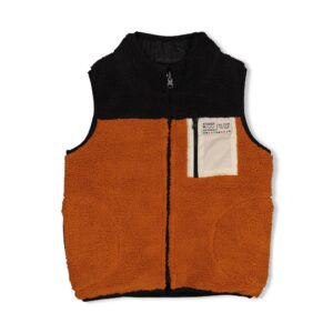 Omkeerbaar bodywarmer teddy - Mountain top