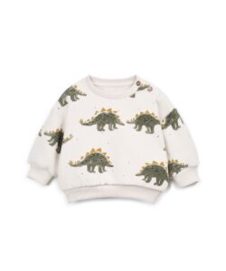 Printed Fleece Sweater (Dino)