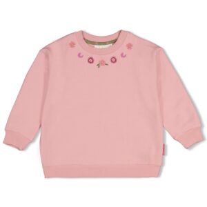 Sweater met borduursels relaxed fit - Moon Flowers