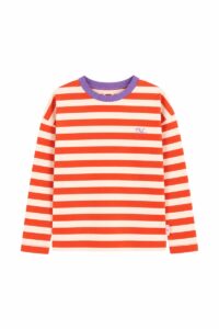 T-Shirt LS Lou (Burnt Ochre Stripes)
