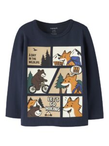 T-Shirt Oswalde LS (Navy Blazer)