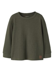 T-shirt LS Nicholas (Olive Night)