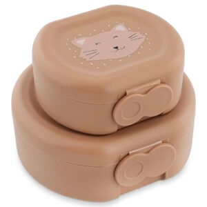 Snackbox met clip 2 stuks (Mrs. Cat)