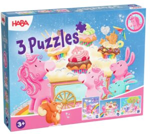 3 Puzzels - Eenhoorn Flonkerglans