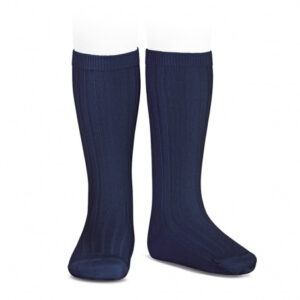 Kniekousen Rib (Navy Blue)