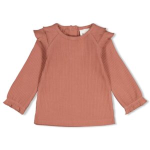 Longsleeve rib met ruches - Dress to Impress
