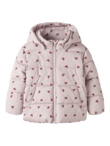 Puffer Jas Monday (Violet Ice/Bows)