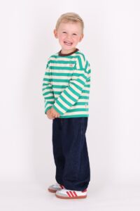 T-Shirt LS Lou (Parakeet Stripes)
