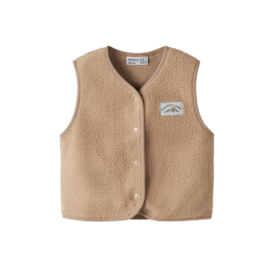 Teddy vest Owe (Sesame)
