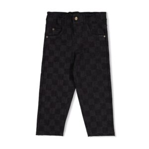 Geruite straight fit jeans - Fix It
