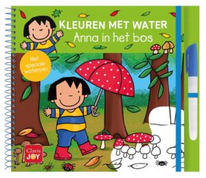 Kleuren met water - Anna in het bos
