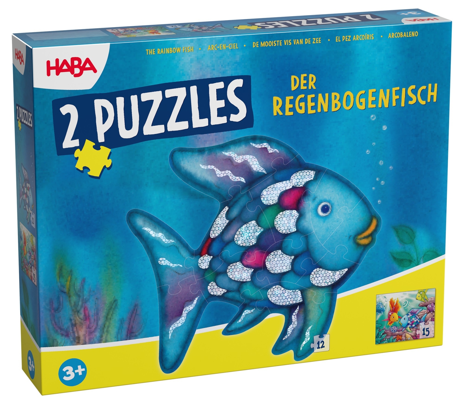 Puzzels 12 & 15 stuks - De Mooiste Vis Van De Zee
